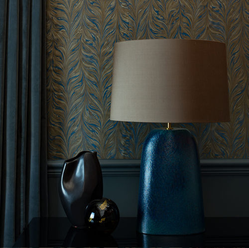 Lampe de table - ONTA - Heathfield and Comapny - en satin / contemporaine / d'intérieur