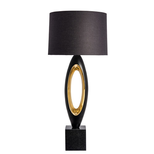 Lampe de table - RONDO - Heathfield and Comapny - en lin / en marbre / contemporaine