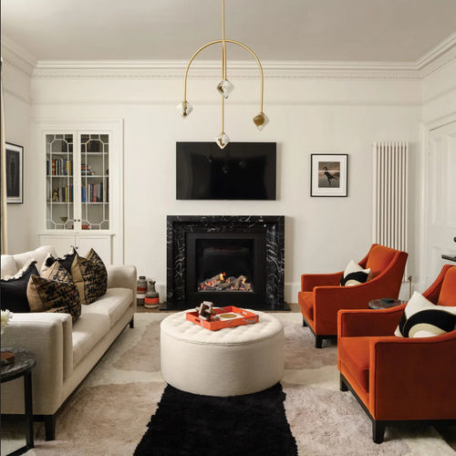 Suspension - KOA  - Heathfield and Comapny - en laiton / en bronze / en verre