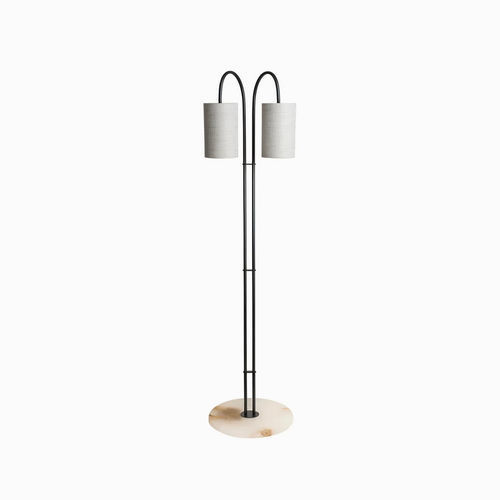 Lampe sur pied - ELBA  - Heathfield and Comapny - en bronze / en albâtre / contemporaine