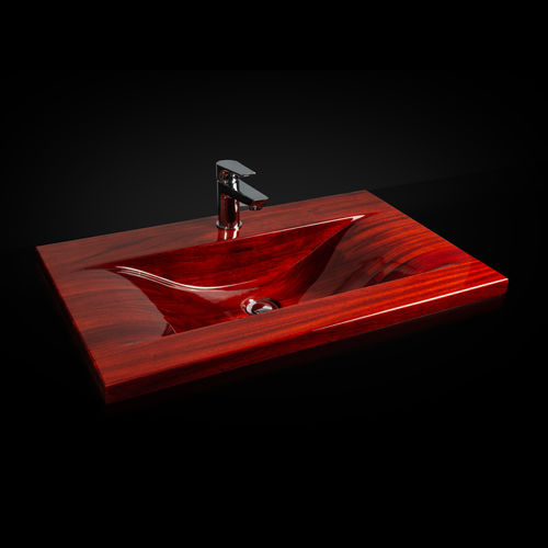 Vasque à encastrer - IMOLA  - Ambivalent Design - en bois / sur mesure / fait main