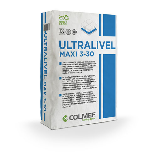 Mortier de réparation - ULTRALIVEL MAXI 3-30 - COLMEF - autolissant / pour béton / pour chape