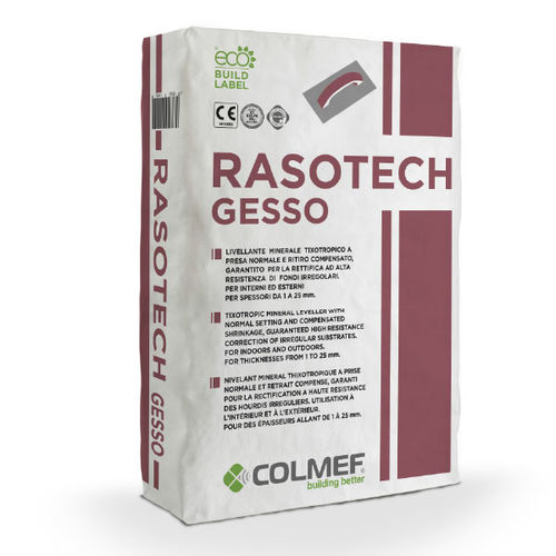 Enduit de lissage - RASOTECH GESSO - COLMEF - d'intérieur / pour mur / en plâtre