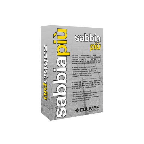 Mortier-colle de jointoiement - SABBIA PIÙ - COLMEF - pour bloc de béton cellulaire / pour pavage / à base de sable