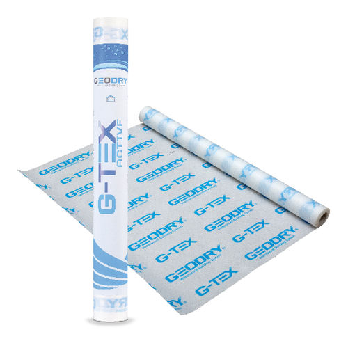 Géomembrane en polyoléfine - G-TEX ACTIVE - GEODRY - pour plancher / pour balcon / imperméabilisant