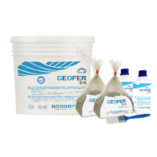 Mortier de protection - GEOFER 2 K - GEODRY - pour béton / minéral