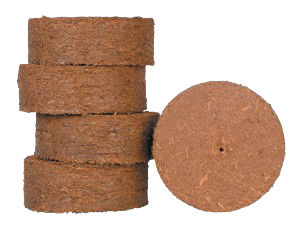 Substrat de culture fibre de coco - GROW-DISC - Pelemix Ltd - motte pressée