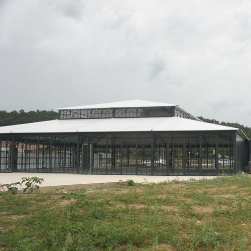 Orangerie autoportante - DOUBLE TOIT - ABRI AND CO - en acier galvanisé / professionnelle