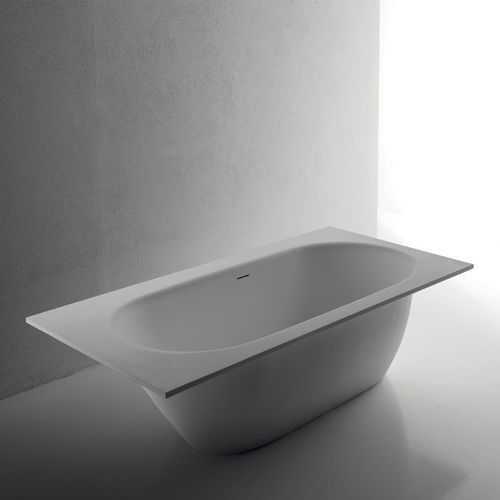 Baignoire ovale - CONCA 1800 V - BRERA - en îlot / pour habitat / en composite