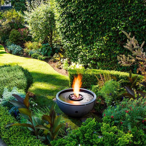 Brasero de jardin à gaz - PACIFIC RIM - solus - en béton