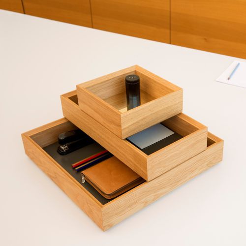 Boîte de rangement en chêne - TIDY - favius - en acier à revêtement par poudre / pour salle de bain