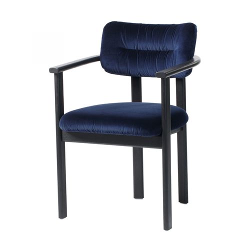Chaise contemporaine - PILLAR - favius - d'intérieur / en cuir / avec piètement en bois massif