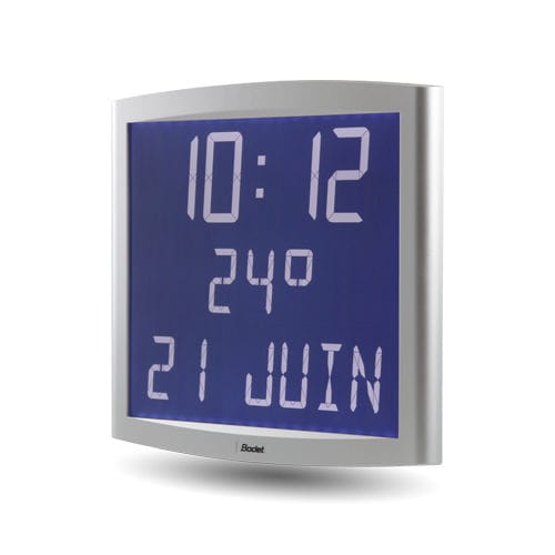 Horloge contemporaine - OPALYS : DATE - Bodet Time - murale / de table / à affichage digital LCD