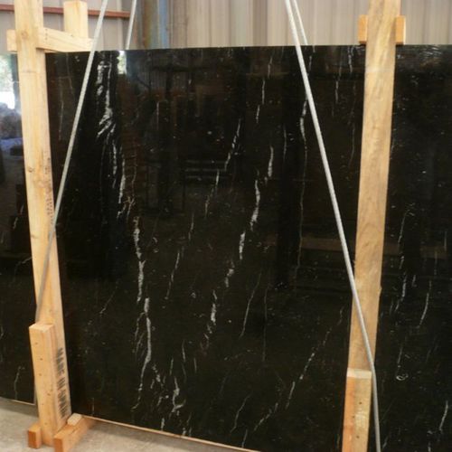 Plaque de pierre naturelle en marbre - NEGRO MARQUINA - Areniscas Crema - pour mur / pour sol / pour agencement intérieur