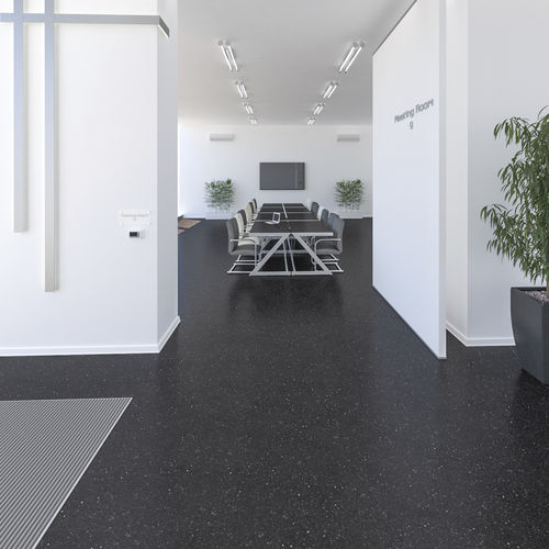 Carrelage en pierre reconstituée - TAURUS TERAZZO DARK - Technistone a.s. - poli / mat / d'intérieur
