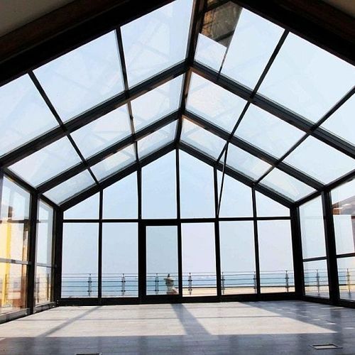 Véranda autoportée - EVOLUTION - Evergreen Solutions - en verre / en aluminium / en polycarbonate