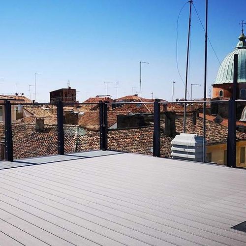 Balustrade en verre - KU FC - Evergreen Solutions - en aluminium / en acier / à panneau