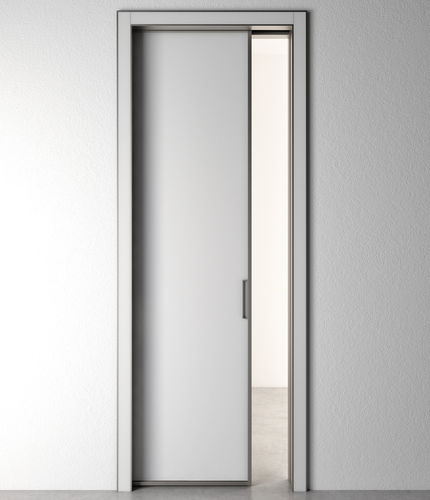 Porte d'intérieur - PRIMA - ALBED - avec verre de sécurité / à galandage / battante