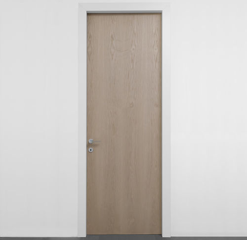 Porte affleurante - LEVEL - ALBED - d'intérieur / en bois / en verre