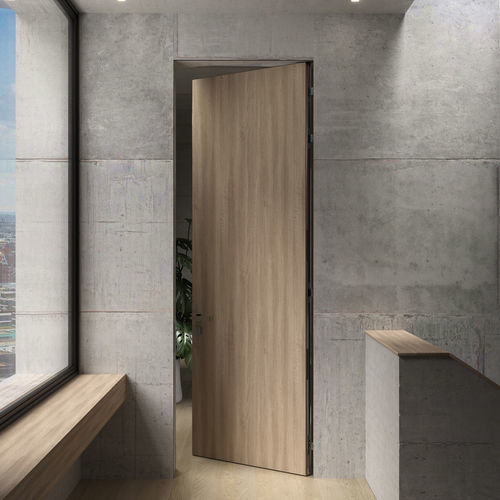 Porte affleurante - SUIT - ALBED - d'intérieur / en bois / en aluminium