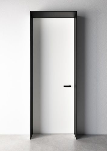Porte d'intérieur - ENTRE-DEUX - ALBED - en bois / en métal / en marbre