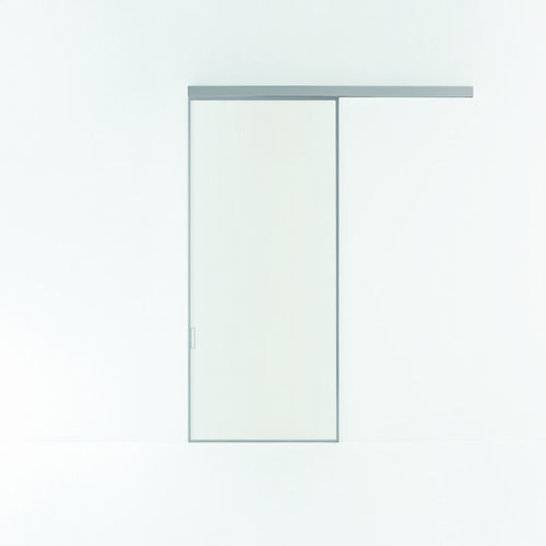 Porte d'intérieur - PRIMA - ALBED - en aluminium / en verre / coulissante