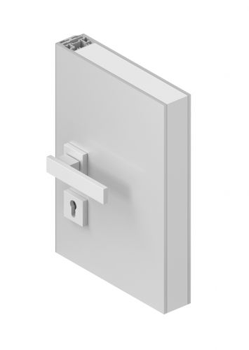 Porte d'intérieur - SUIT - ALBED - en bois / en céramique / en aluminium