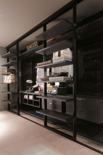 Dressing coulissant - RI-VISTA - ALBED - contemporain / en aluminium / en bois