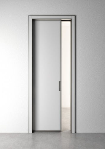 Porte d'intérieur - PRIMA - ALBED - en bois / en aluminium / en verre