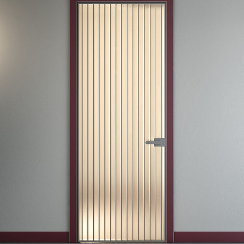 Porte d'intérieur - RI-TRAIT 8B - ALBED - en bois / en métal / en aluminium