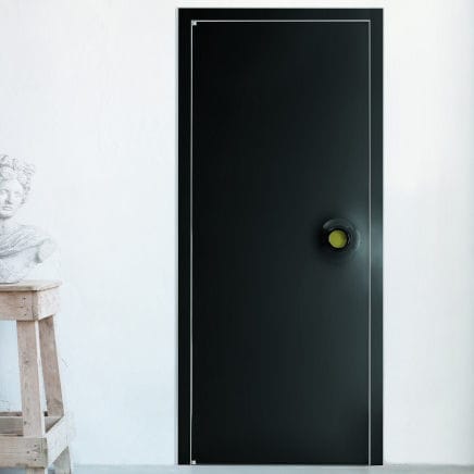 Porte d'intérieur - RING - ALBED - en bois / en métal / en aluminium