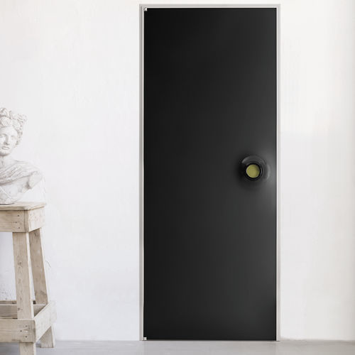 Porte d'intérieur - RING - ALBED - en bois / en aluminium / battante