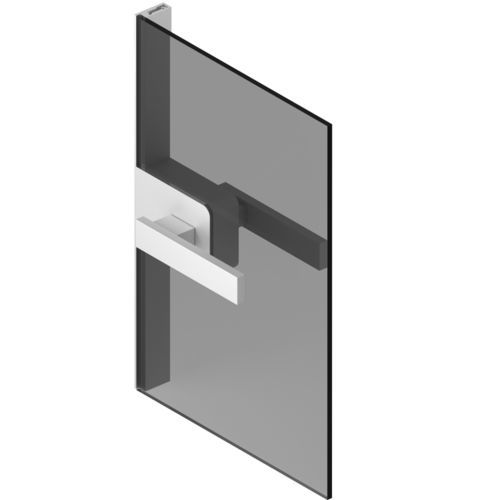 Cloison vitrée - RI-TRAIT - ALBED - coulissante / en verre / en aluminium