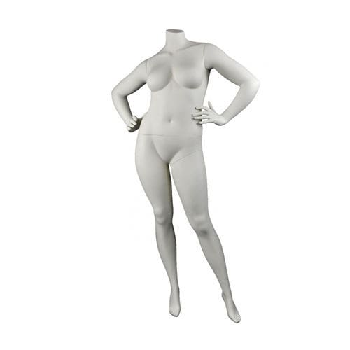 Mannequin de vitrine femme forte - DIS.VO3 - Cofrad Mannequins - réaliste / sans-tête / blanc
