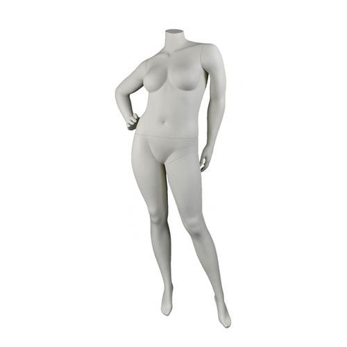 Mannequin de vitrine femme forte - DIS.VO4 - Cofrad Mannequins - réaliste / sans-tête / blanc