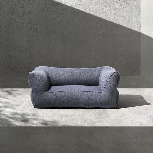 Canapé contemporain - PUFFONE  - GART - de jardin / en tissu / gris