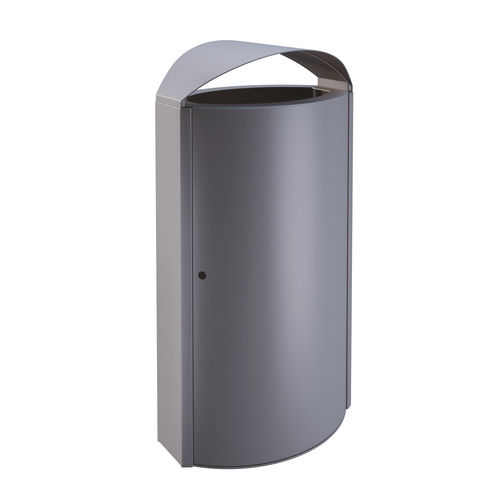 Poubelle publique - 65211 - AUWEKO GmbH - en acier galvanisé / en acier à revêtement par poudre / antivandalisme