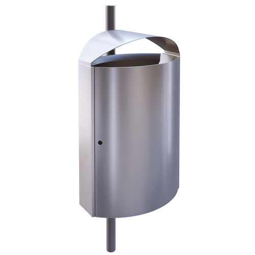 Poubelle publique - 60131 - AUWEKO GmbH - murale / suspendue / en acier inoxydable