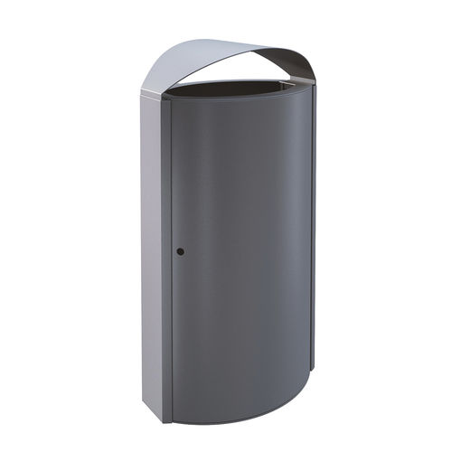 Poubelle publique - 85211 - AUWEKO GmbH - en acier galvanisé / en acier à revêtement par poudre / antivandalisme