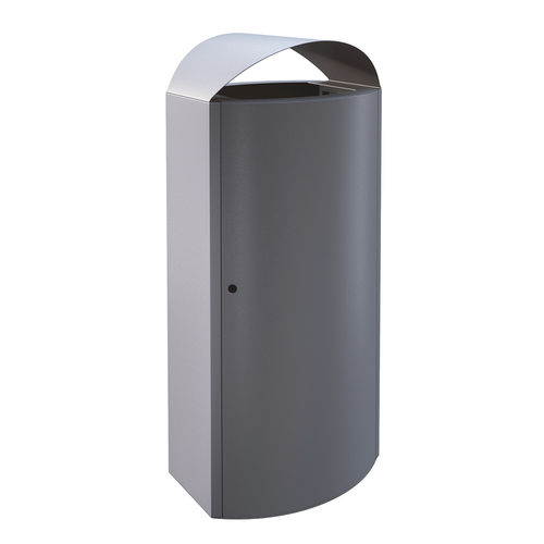 Poubelle publique - 85511 - AUWEKO GmbH - en acier galvanisé / en acier à revêtement par poudre / antivandalisme