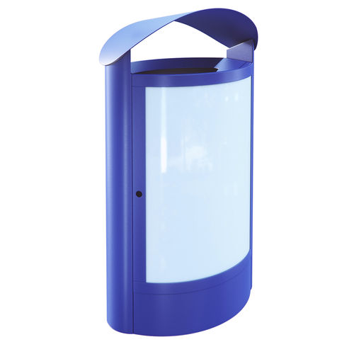 Poubelle publique - 71511 - AUWEKO GmbH - en acier galvanisé / en acier à revêtement par poudre / en polyéthylène