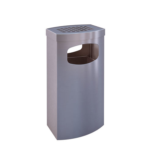 Poubelle publique - TK-11 - AUWEKO GmbH - en acier galvanisé / en acier inoxydable / en acier inoxydable brossé