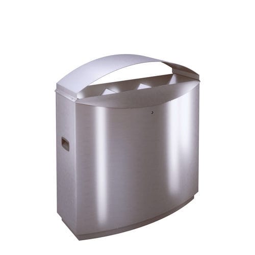 Poubelle publique - FF3D - AUWEKO GmbH - de tri sélectif / en acier inoxydable / en acier inoxydable brossé