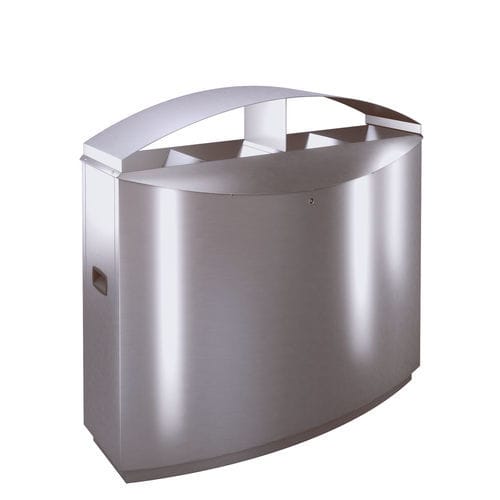 Poubelle publique - FF4D - AUWEKO GmbH - de tri sélectif / en acier inoxydable / en acier inoxydable brossé