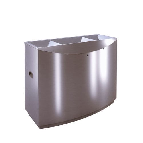 Poubelle publique - FFWJ3 - AUWEKO GmbH - de tri sélectif / autoportante / en acier inoxydable