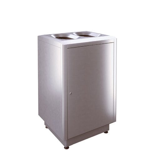 Poubelle hygiénique - S200 - AUWEKO GmbH - de tri sélectif / en acier inoxydable / en acier inoxydable brossé