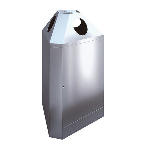 Poubelle publique - BS1-BS3 - AUWEKO GmbH - en acier inoxydable / en acier inoxydable brossé / de tri sélectif