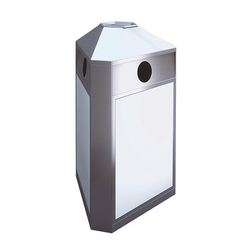 Poubelle publique - R1-R3 - AUWEKO GmbH - de tri sélectif / en acier inoxydable / en acier inoxydable brossé