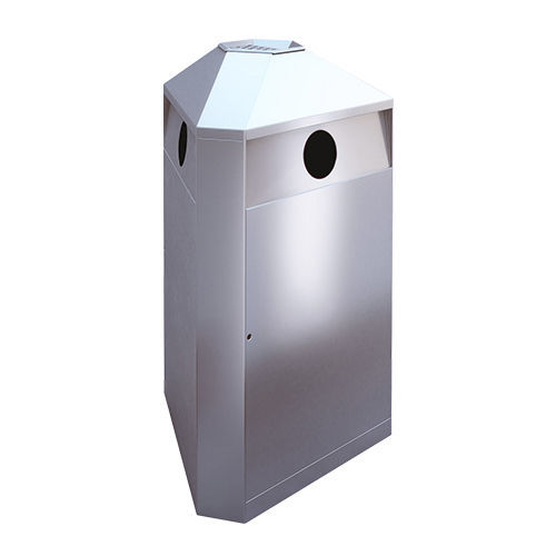 Poubelle publique - RS1-RS3 - AUWEKO GmbH - de tri sélectif / en acier inoxydable / en acier inoxydable brossé