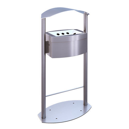Cendrier sur pied - TD-11-DB - AUWEKO GmbH - en acier galvanisé / en acier inoxydable / d'extérieur